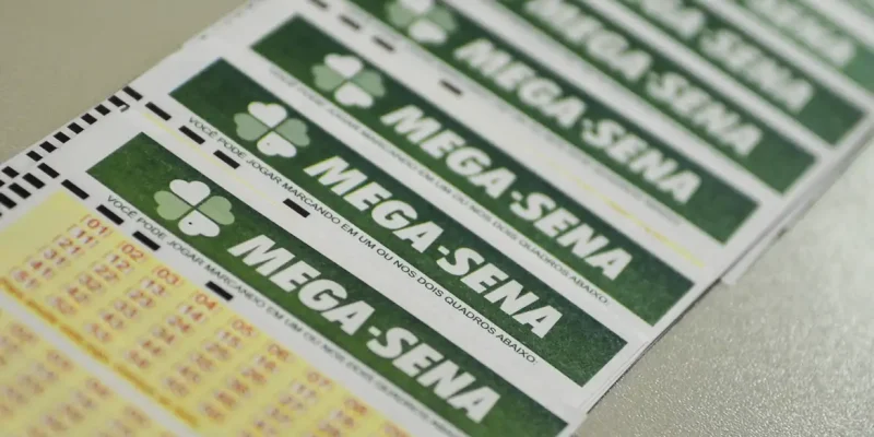 Bilhetes de aposta da mega-sena