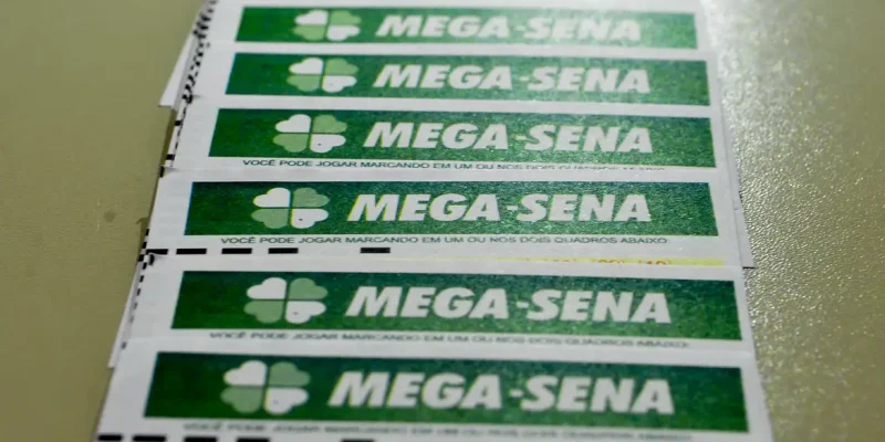 Bilhetes de aposta da mega-sena