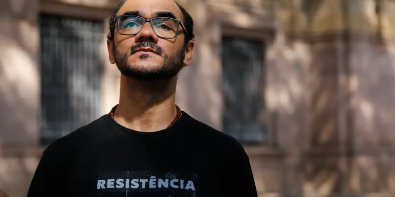 São Paulo (SP), 29/03/2023 - O novo julgamento do caso do fotógrafo Sérgio Silva, que perdeu a visão ao ser alvejado por bala de borracha num protesto em 2013, é adiado no Tribunal de Justiça de São Paulo.  Foto: Fernando Frazão/Agência Brasil