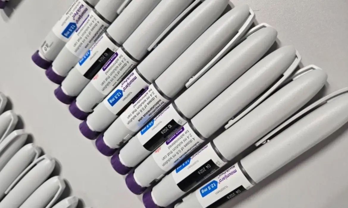 Brasília (DF), 26/04/2026 - FOTO DE ARQUIVO - Canetas emagrecedoras. Mounjaro. Tirzepatida. Foto: Receita Federal/Divulgação