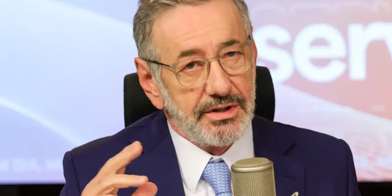 Brasília (DF) 24/04/2026 O ministro do Desenvolvimento, Indústria, Comércio e Serviços, Márcio Elias Rosa, participa do programa Bom Dia, Ministro. Foto: Fabio Rodrigues-Pozzebom/ Agência Brasil