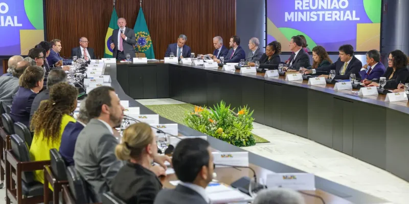 Brasília (DF), 31/03/2026 - O presidente Luiz Inácio Lula da Silva coordena reunião ministerial no palácio do Planalto. 
Foto: Fabio Rodrigues-Pozzebom/Agência Brasil