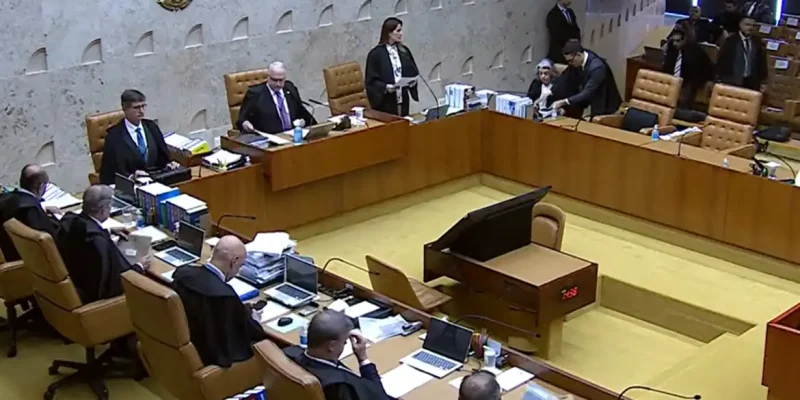 Brasília (DF), 09/04/2026 - Sessão do STF para analisar regras de eleição de governador e vice do Rio de Janeiro. Foto: TV Justiça/Youtube