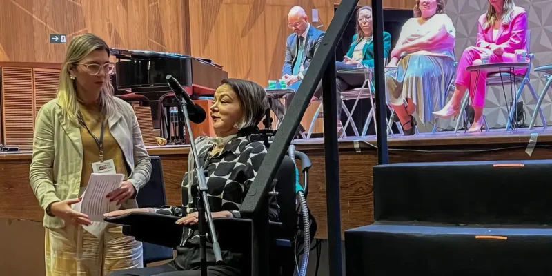 25/08/2023, A Vereadora Luciana Novaes. Campanha Ação pela Inclusão de pessoas com deficiência. Foto: Cristina Indio do Brasil/ Agência Brasil