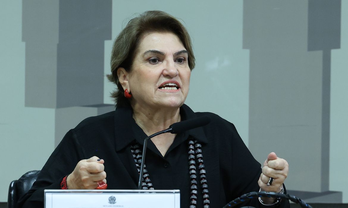 Brasília-DF – 14/04/2026 – A Comissão Permanente Mista de Combate à Violência contra a Mulher realiza, Seminário Nacional pelo Fortalecimento da Rede de Enfrentamento à Violência contra Meninas e Mulheres. Participou a ministra das Mulheres, Márcia Lopes.  Lula Marques/ Agência Brasil.
