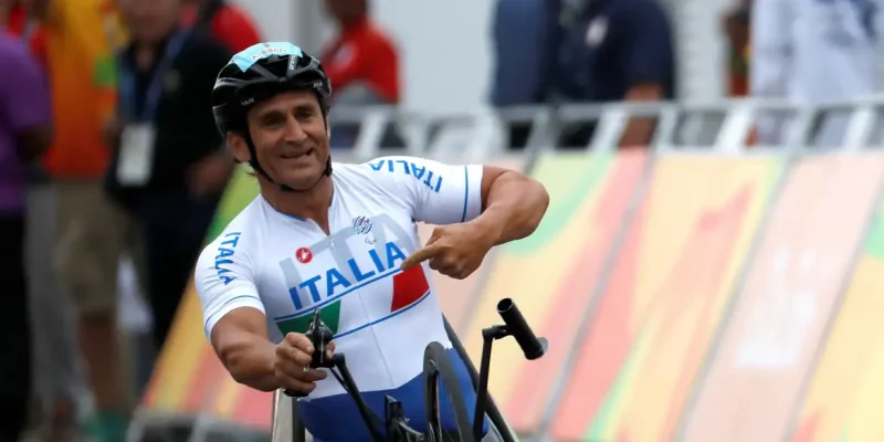 Alex Zanardi durante Jogos Paralímpicos Rio 2016