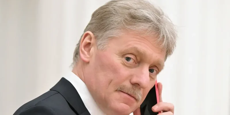 Porta-voz do Kremlin, Dmitry Peskov, durante entrevista coletiva em Moscou
18/02/2022 Sputnik/Sergey Guneev/Kremlin via REUTERS