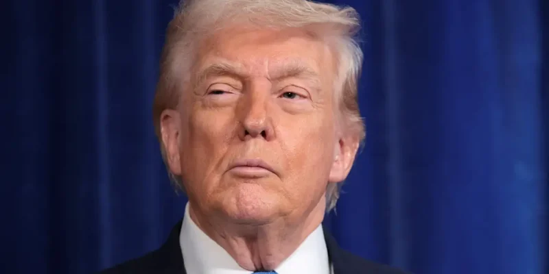 U.S. President Donald Trump looks on during a press conference following a U.S. strike on Venezuela where President Nicolas Maduro and his wife, Cilia Flores, were captured, from Trump's Mar-a-Lago club in Palm Beach, Florida, U.S., January 3, 2026. REUTERS/Jonathan Ernst