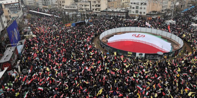 Iranians take part in a protest marking the annual al-Quds Day (Jerusalem Day) on the last Friday of the holy month of Ramadan, amid the U.S.-Israeli conflict with Iran, in Tehran, Iran, March 13, 2026. Majid Asgaripour/WANA (West Asia News Agency) via REUTERS ATTENTION EDITORS - THIS PICTURE WAS PROVIDED BY A THIRD PARTY TPX IMAGES OF THE DAY
