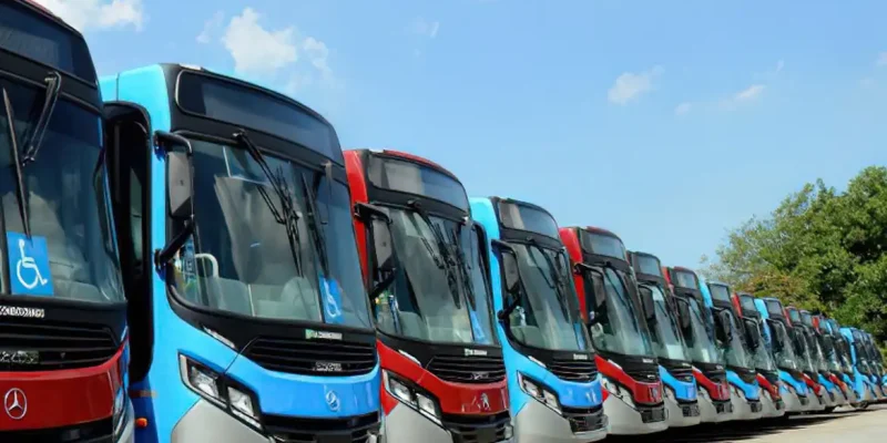 Diretores de duas empresas de ônibus da cidade de São Paulo – Transwolff e Upbus – foram presos em uma operação do Ministério Público de São Paulo. - Garagem da Transwolff. Foto: Transwolf/Facebook