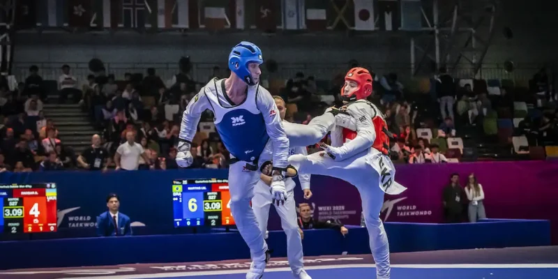 Wixu, 26/10/2025 - Atleta Ícaro Miguel no Mundial de Taekwondo. Foto: World Taekwondo/Divulgação