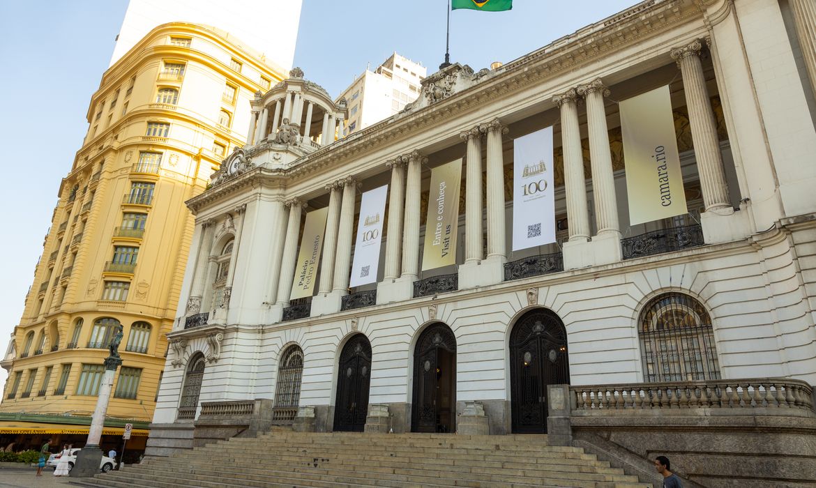 Rio de Janeiro, 21/07/2023, Prédio da Câmara Municipal do Rio de Janeiro, Palácio Ernesto Rodrigues. Foto: Câmara Municipal RJ/Flickr