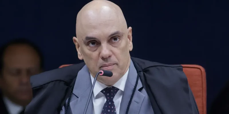 Brasília (DF), 14/10/2025 - Ministro Alexandre de Moraes durante sessão no STF de julgamento da Ação Penal 2694 -Núcleo 4 da trama golpista. Foto: Rosinei Coutinho/STF