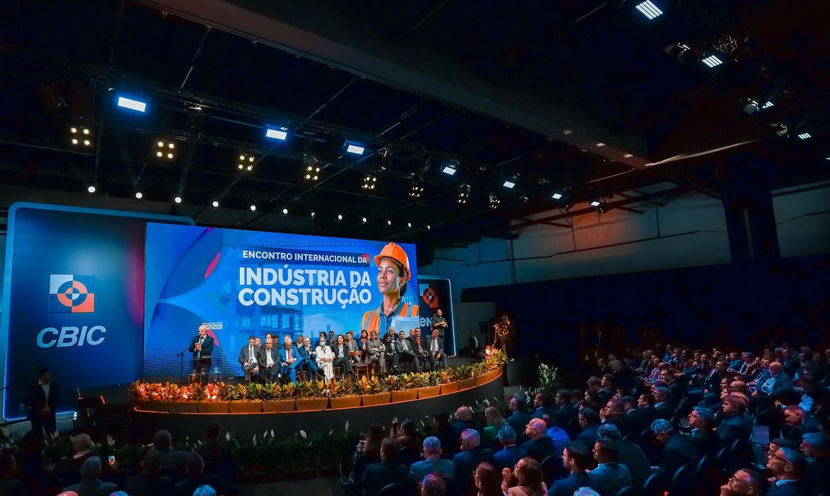 19.05.2026 - Presidente da República, Luiz Inácio Lula da Silva, durante cerimônia de abertura do Encontro Internacional da Indústria de Construção (ENIC) 2026, no Distrito Anhembi - São Paulo - SP.
Foto: Ricardo Stuckert / PR