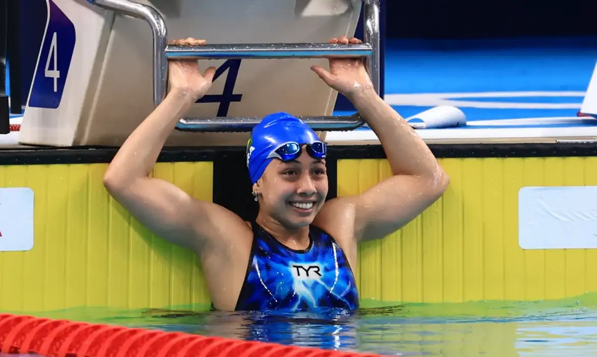 Beatriz Flausino, recorde mundial, 100m peito, Word Series Berlim 2026