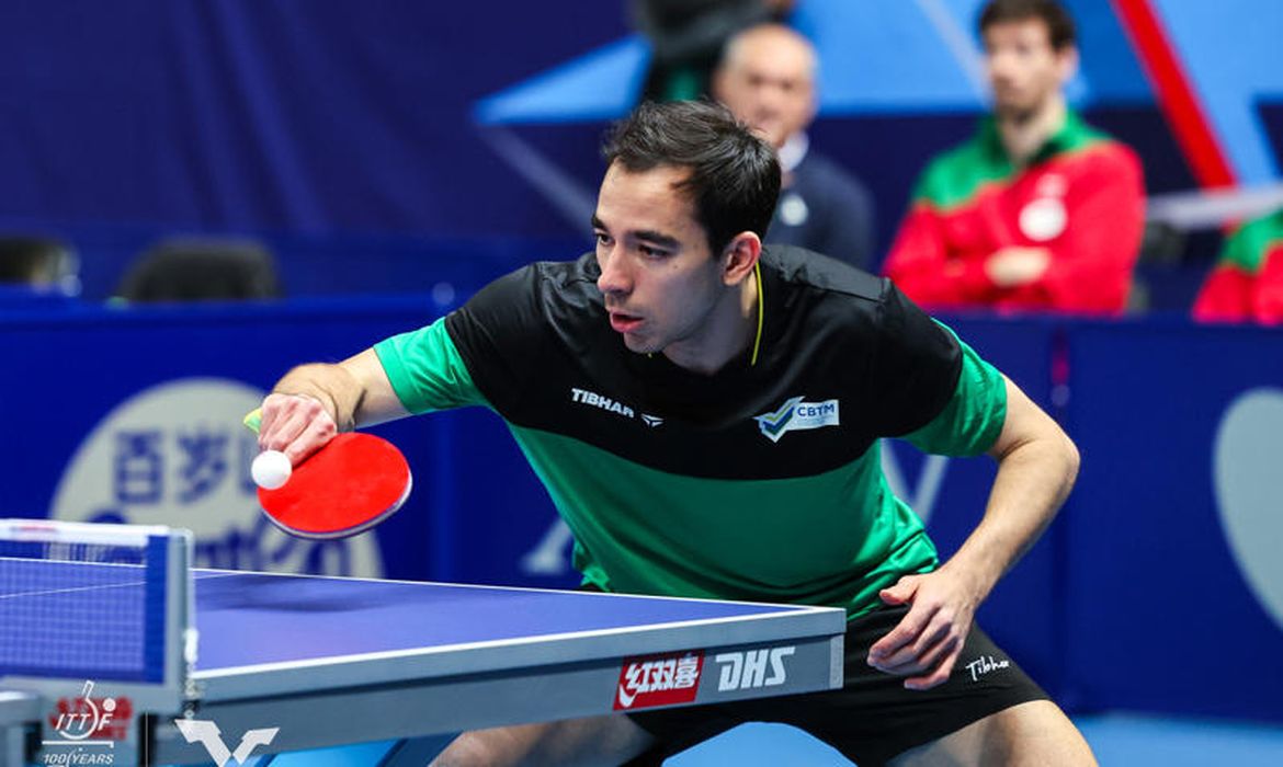 Hugo Calderano, Mundial por equipes 2026, tênis de mesa