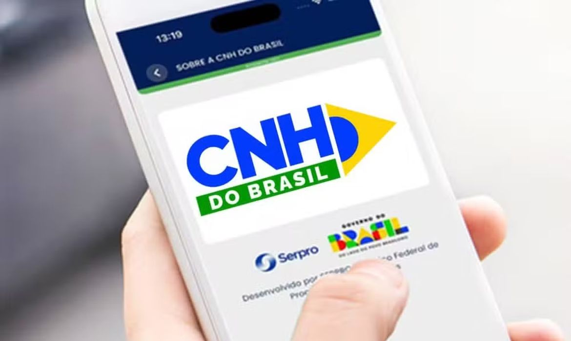 06/05/2026 - Nova CNH: aluno agora pode escolher instrutores e autoescolas dentro de aplicativo. Foto: Serpro/Divulgação