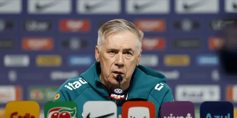 Carlo Ancelotti anuncia escalação da seleção brasileira para amistoso contra Panamá, em 30/05/2026