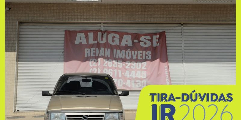 Itaboraí (RJ) - Imposto de Renda IRPF 2026. Como declarar ganhos com imóvel e aluguéis. Anúncio de aluguel de lojas e salas se espalham pela cidade. O desemprego aumentou após a redução das obras do Comperj. Foto: Tânia Rêgo/Agência Brasil