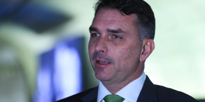 Brasília (DF), 16/09//2025  -  Senador, Flávio Bolsonaro durante entrevista. Foto: Lula Marques/Agência Brasil