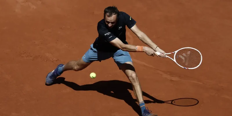 Daniil Medvedev no Aberto da França
  26 de maio de 2026   REUTERS/Benoit Tessier