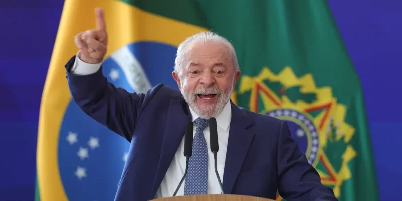 Brasília (DF), 12/05/2026 - O presidente da República, Luiz Inácio Lula da Silva, discursa durante cerimônia de lançamento do Programa Brasil Contra o Crime Organizado e de anúncio de medidas voltadas à segurança pública.
Foto: Marcelo Camargo/Agência Brasil