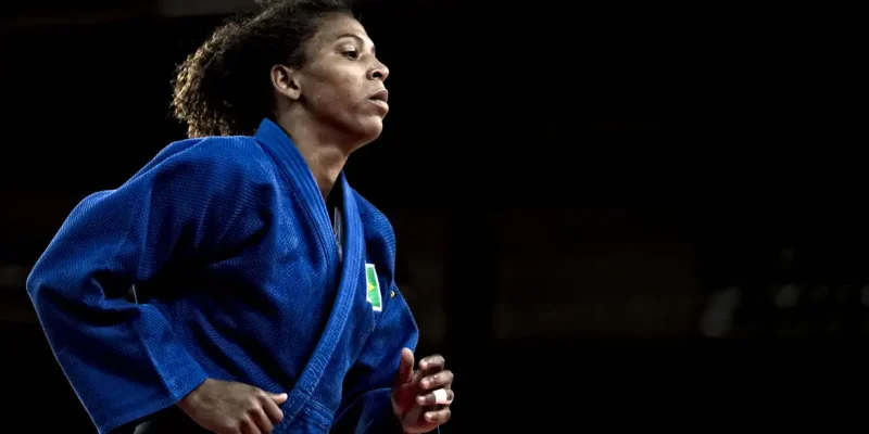 judoca Rafaela Silva durante Jogos Olímpicos, Rio 2016