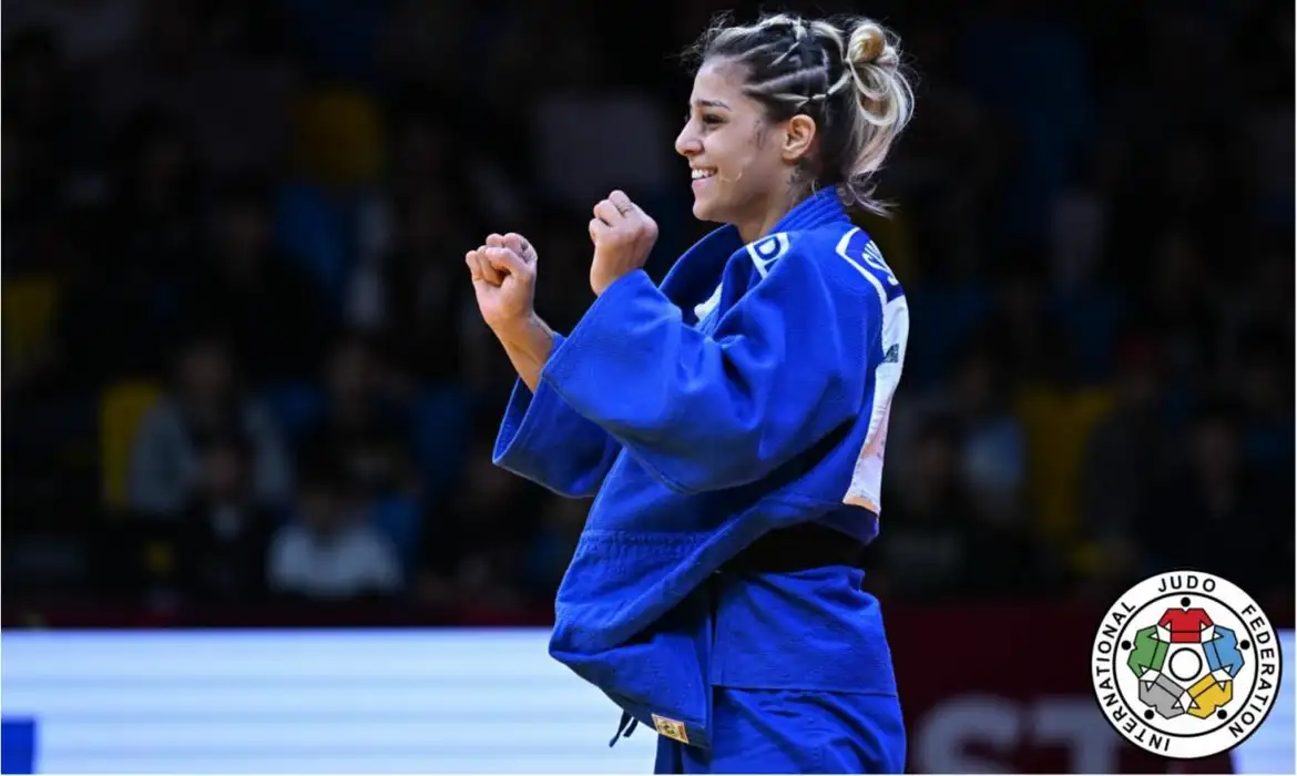 Sarah Souza é bronze no Grand Slam de judô de Astana, em 8/05/2026