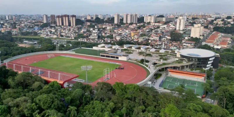 Vista aérea do CT Paralímpico