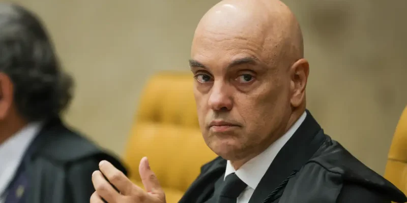 Brasília (DF) 01/08/2025 - Ministro Alexandre de Moraes durante sessão de abertura do segundo semestre judiciário no Supremo Tribunal Federal (STF).  Foto: Fabio Rodrigues-Pozzebom/ Agência Brasil