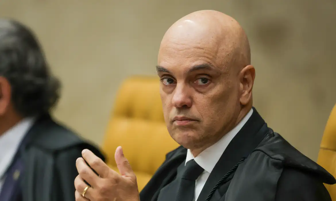 Brasília (DF) 01/08/2025 - Ministro Alexandre de Moraes durante sessão de abertura do segundo semestre judiciário no Supremo Tribunal Federal (STF).  Foto: Fabio Rodrigues-Pozzebom/ Agência Brasil