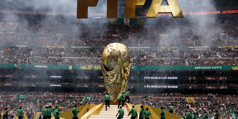 Soccer Football - FIFA World Cup 2026 - Group A - Mexico v South Africa - Estadio Azteca, Mexico City, Mexico - June 11, 2026 Performers during the opening ceremony before the match REUTERS/Kai Pfaffenbach