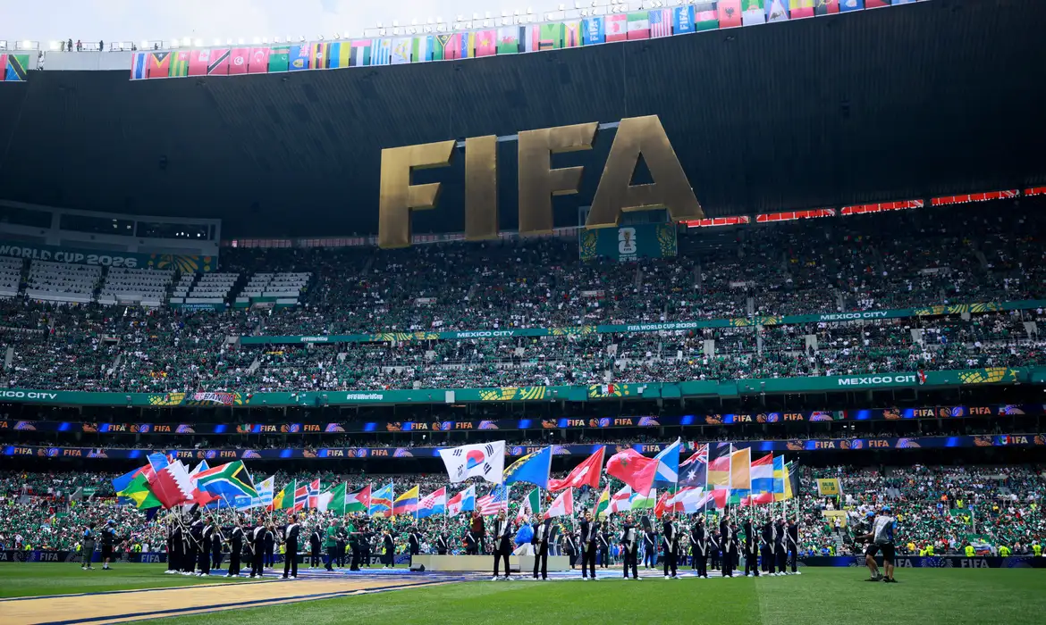 Soccer Football - FIFA World Cup 2026 - Group A - Mexico v South Africa - Estadio Azteca, Mexico City, Mexico - June 11, 2026
General view inside the stadium before the match REUTERS/Eloisa Sanchez
