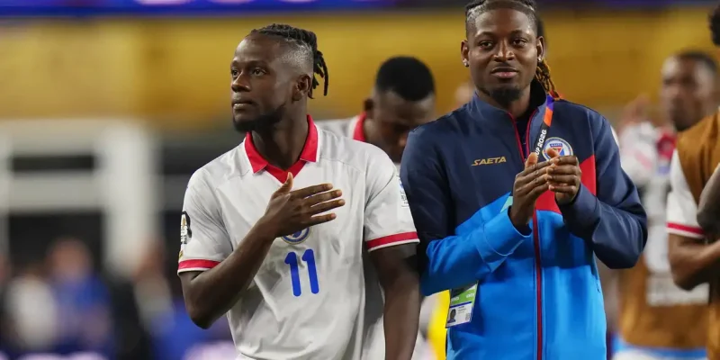 Soccer Football - FIFA World Cup 2026 - Group C - Haiti v Scotland - Boston Stadium, Foxborough, Massachusetts, U.S. - June 13, 2026 Haiti's Louicius Deedson looks dejected after the match IMAGN IMAGES via Reuters/David Butler Ii