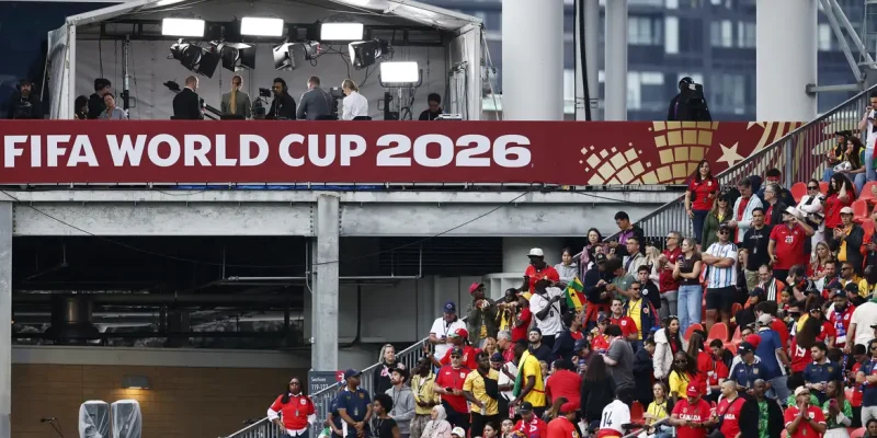 Torcedores antes da partida entre Gana e Panamá pela Copa do Mundo em Toronto
17 de junho de 2026 REUTERS/Benoit Tessier