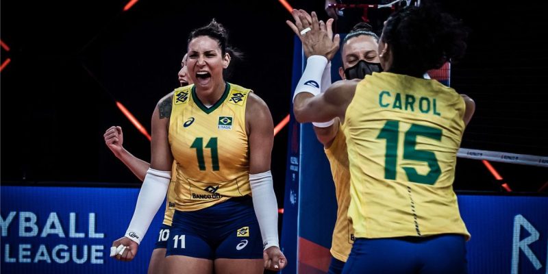 Seleção feminina de vôlei, liga das nações, brasil