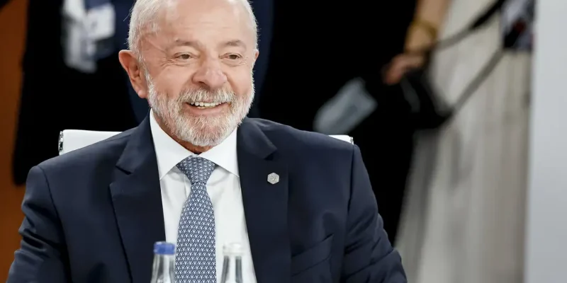 17.06.2026 - Presidente da República, Luiz Inácio Lula da Silva, durante reunião ampliada do G7 sobre o tema “​Relançar um crescimento econômico equilibrado, compartilhado e sustentável, em benefício de todos”, em Évian-les-Bains - França.
 
Foto: Ricardo Stuckert / PR
