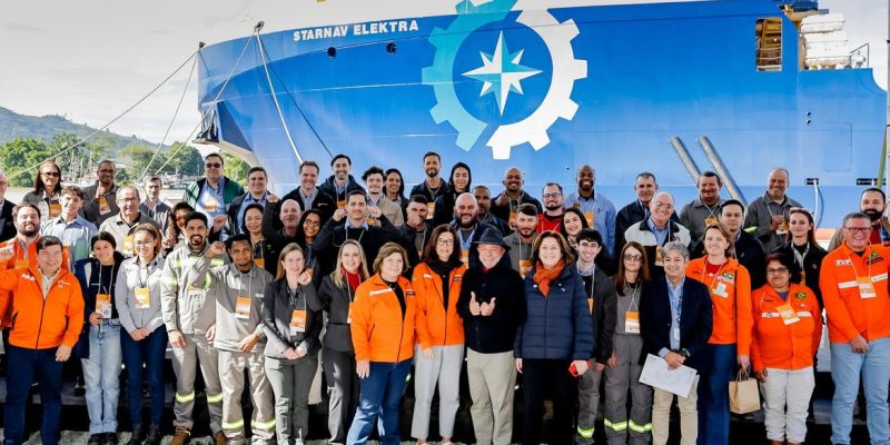 26.06.2026 - Presidente da República, Luiz Inácio Lula da Silva, durante anúncio das obras de retomada da indústria naval e ‘offshore’ brasileira em Santa Catarina, no Estaleiro Detroit – Salseiros, Itajaí - SC.
Foto: Ricardo Stuckert / PR