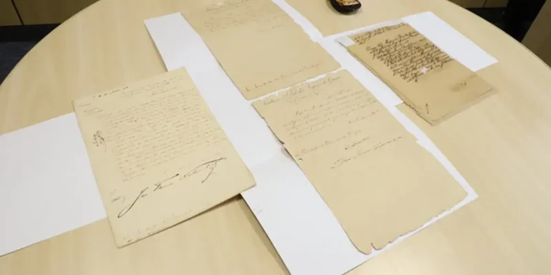 Rio de Janeiro (RJ), 17/06/2026 - PF restitui documentos históricos ao Arquivo Nacional. Entre os bens restituídos, estão dois documentos datados de 1876, um deles assinado por Duque de Caxias, e outro assinado por José Thomaz Nabuco Filho, pai do abolicionista Joaquim Nabuco, datado de 1865. Foto: PF/Divulgação