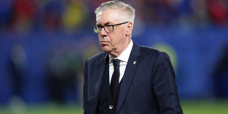 Soccer Football - FIFA World Cup 2026 - Group C - Brazil v Haiti - Philadelphia Stadium, Philadelphia, Pennsylvania, U.S. - June 19, 2026 Brazil coach Carlo Ancelotti after the match IMAGN IMAGES via Reuters/Kyle Ross