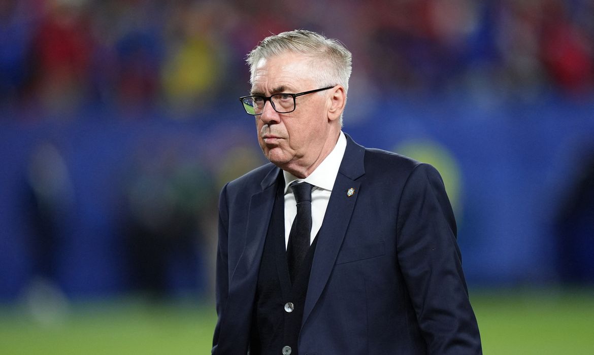 Soccer Football - FIFA World Cup 2026 - Group C - Brazil v Haiti - Philadelphia Stadium, Philadelphia, Pennsylvania, U.S. - June 19, 2026 Brazil coach Carlo Ancelotti after the match IMAGN IMAGES via Reuters/Kyle Ross