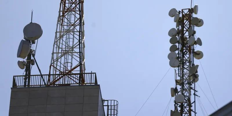 Antenas de telefonia celular.
