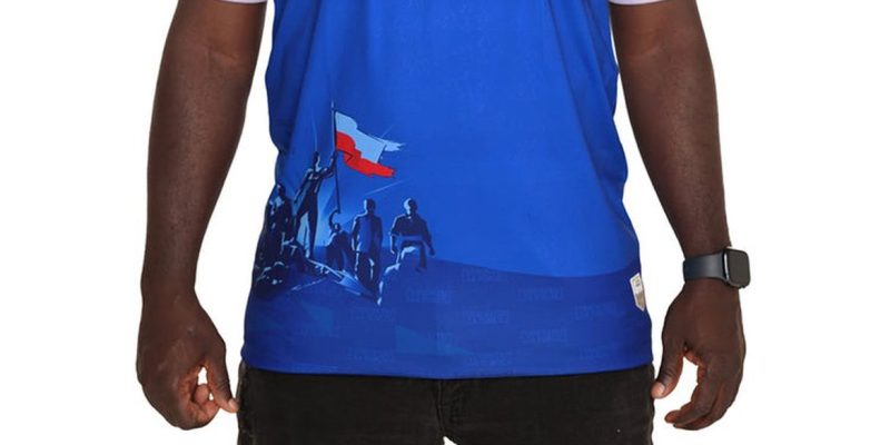 A história vetada pela Fifa em camisa da Copa - Revolução do Haiti: a história vetada pela Fifa em camisa da Copa
Uniforme da seleção caribenha retratava batalha pela independência. Foto: Saeta/ Divulgação
