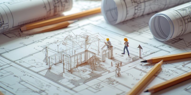 imagem de projeto arquitetonico em alusão a Acordo do MPRN para reforma de Conselho Tutelar