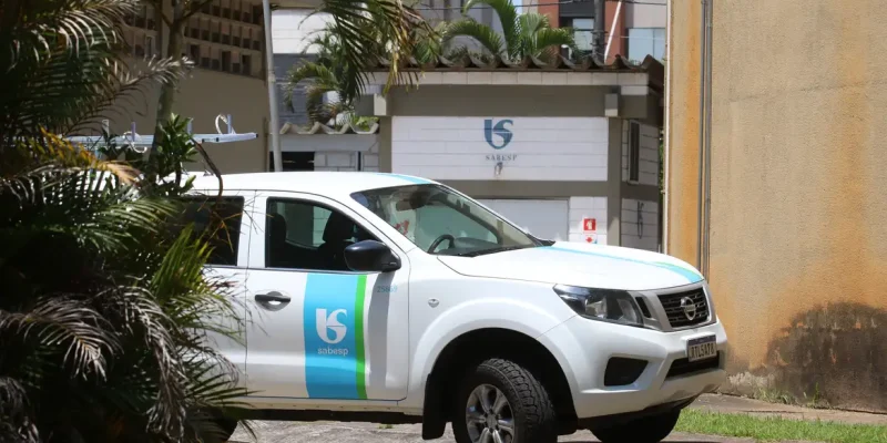 São Paulo (SP), 06/12/2023 - Carro da Sabesp estacionado na sede da empresa em Vila Mariana. Foto: Rovena Rosa/Agência Brasil