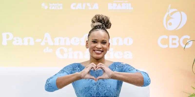 Brasília (DF), 21/06/2026 – Rebeca Andrade volta com ouro no Pan de ginástica artística
Foto: Melogym/CBG
