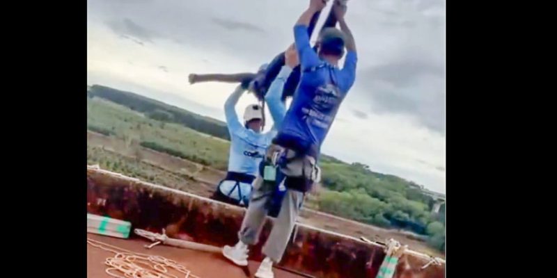 Brasília (DF), 15/06/2026 – Jovem morre após ser jogada sem corda de rope jump.
Frame Entre Cordas e Ih Voei