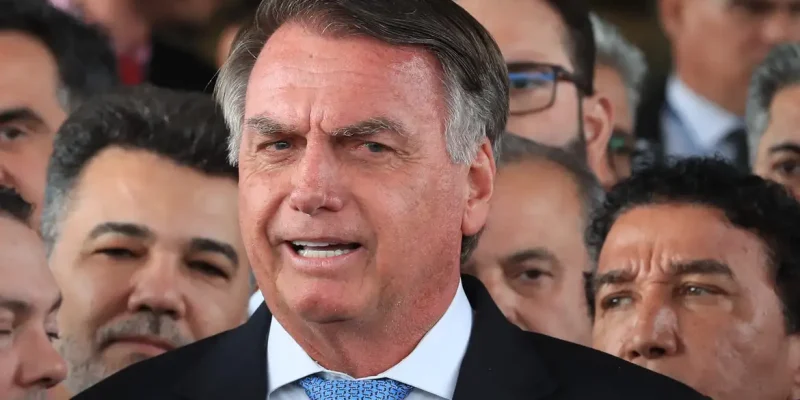 Brasília (DF), 26/03/2025  - Ex-presidente Jair Bolsonaro durante declaração a imprensa após virar Réu no STF. Foto: Lula Marques/Agência Brasil