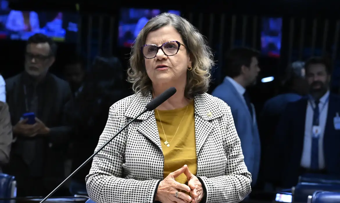 Plenário do Senado Federal durante sessão deliberativa ordinária. Ordem do dia. 

Na pauta, o Projeto de Lei 5.102/2023, que dispõe sobre a transformação do Centro Federal de Educação Tecnológica de Minas Gerais e do Centro Federal de Educação Tecnológica Celso Suckow da Fonseca, no Rio de Janeiro, em Universidade Tecnológica Federal de Minas Gerais (UTFMG) e em Universidade Tecnológica Federal do Rio de Janeiro (UTFRJ).

Em pronunciamento, à bancada, senadora Teresa Leitão (PT-PE). 

Foto: Waldemir Barreto/Agência Senado