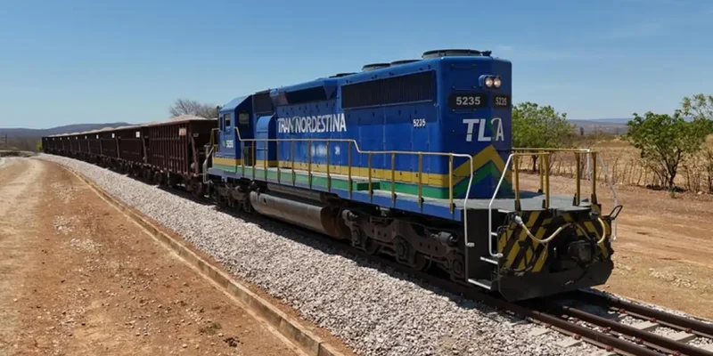 Transnordestina bate recorde de instalação de trilhos e reforça avanço de obra estratégica para o Nordeste